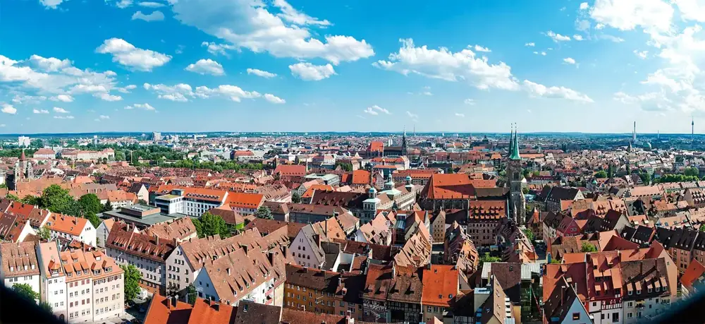 Skyline von N&uuml;rnberg